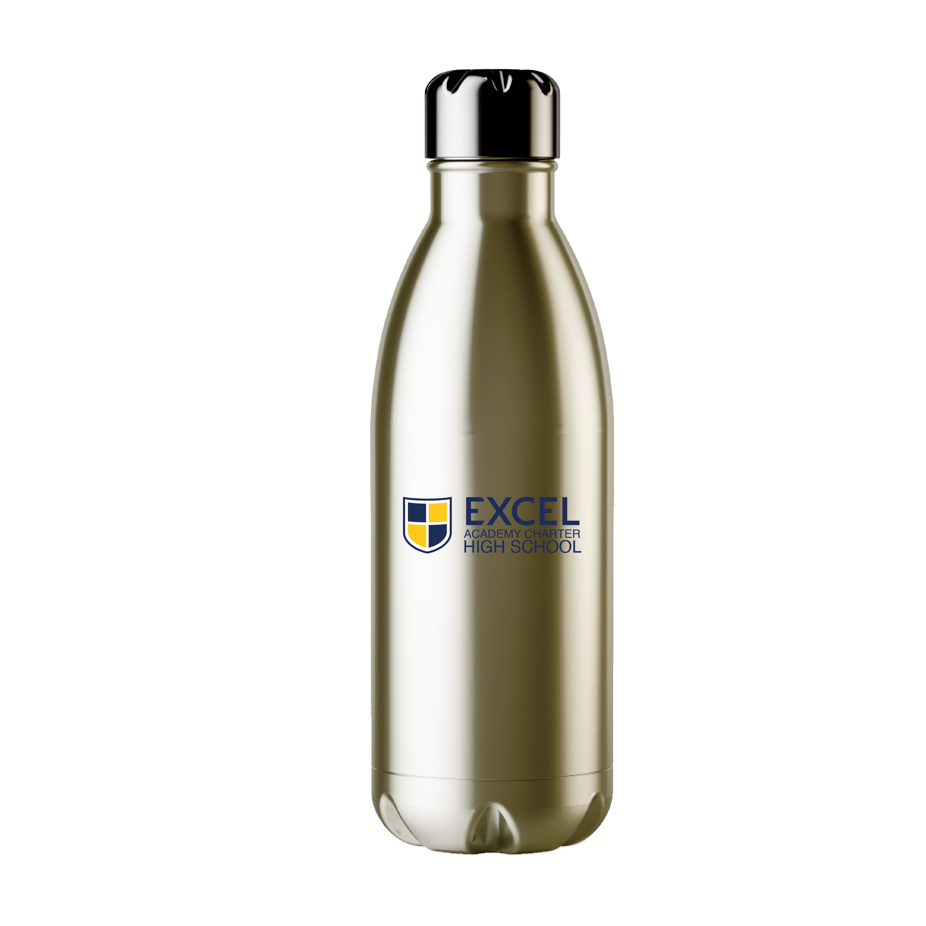 Excel Academy Charter High School TAPERED STAINLESS STEEL WATER BOTTLE W/CAP